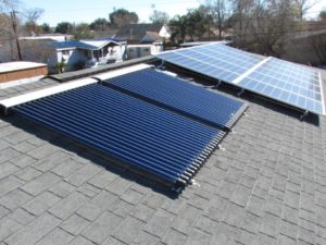 Solar panels and water system