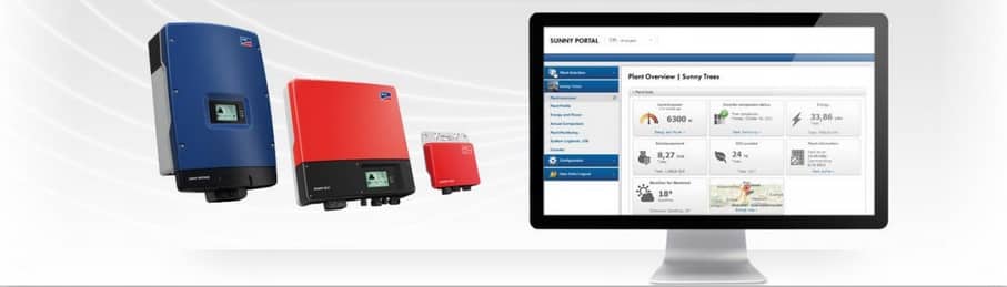 SMA Sunny Boy monitoring system