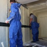 Sunlight Contractors New Orleans Licensed contractors installing spray foam insulation