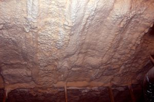 open cell spray foam in attic encapsulation by Sunlight Contractors, New Orleans