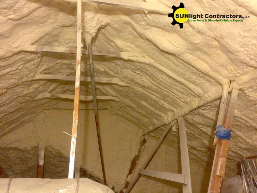 Energy efficient attic insulation