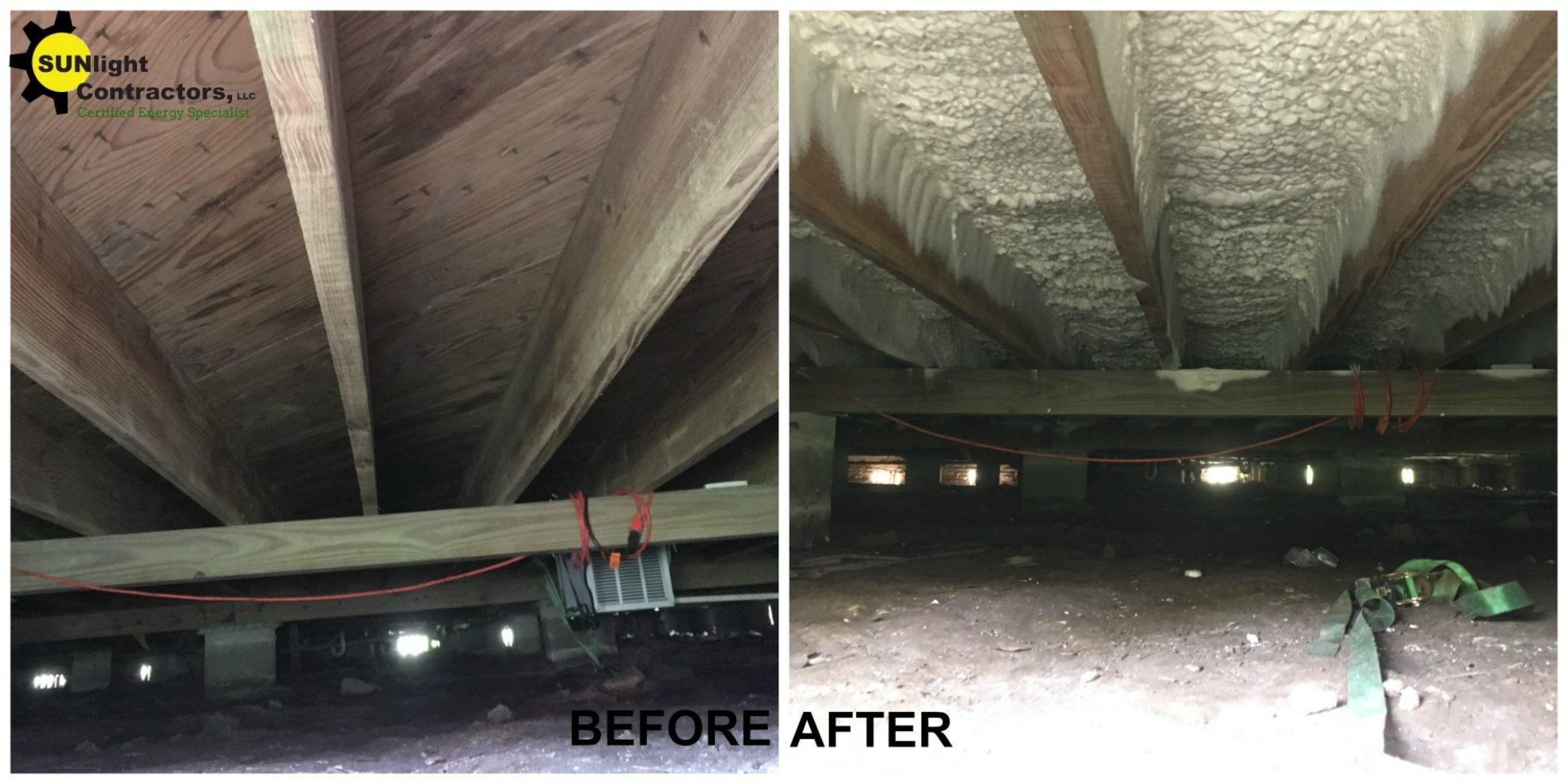 Covington Louisiana Spray Foam Fights Mold Ben and Catherine are