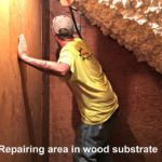 Sunlight Contractors Repair Wall and Install Foam Insulation