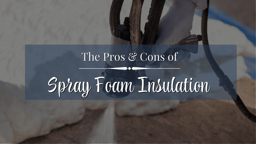 A professional installer applying spray foam insulation/