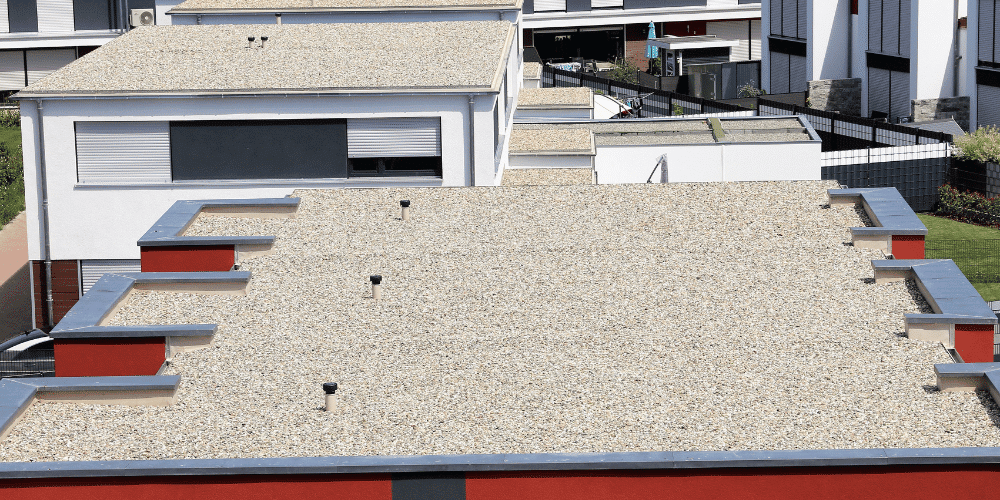 An example of flat roofing