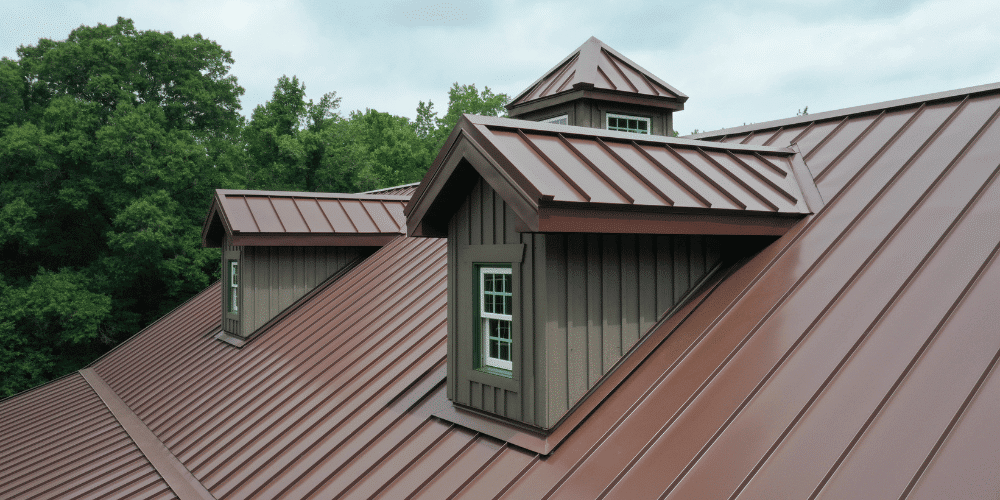 An example of metal roofing