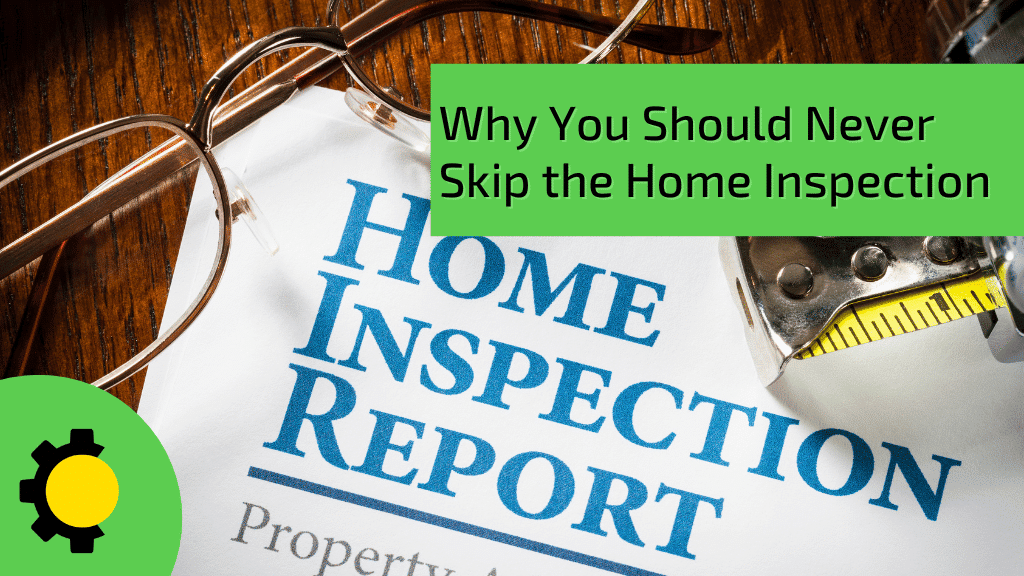 A home inspection report on a desk