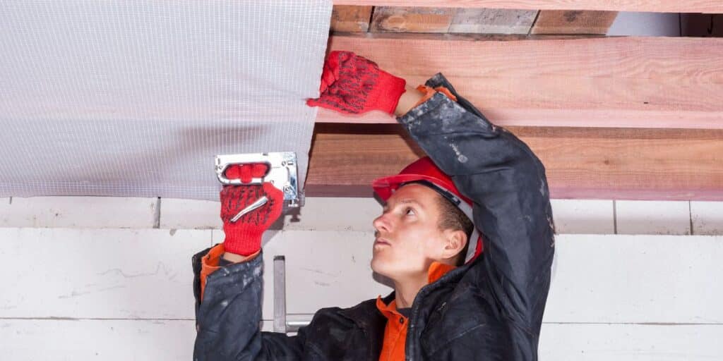 installing a vapor barrier